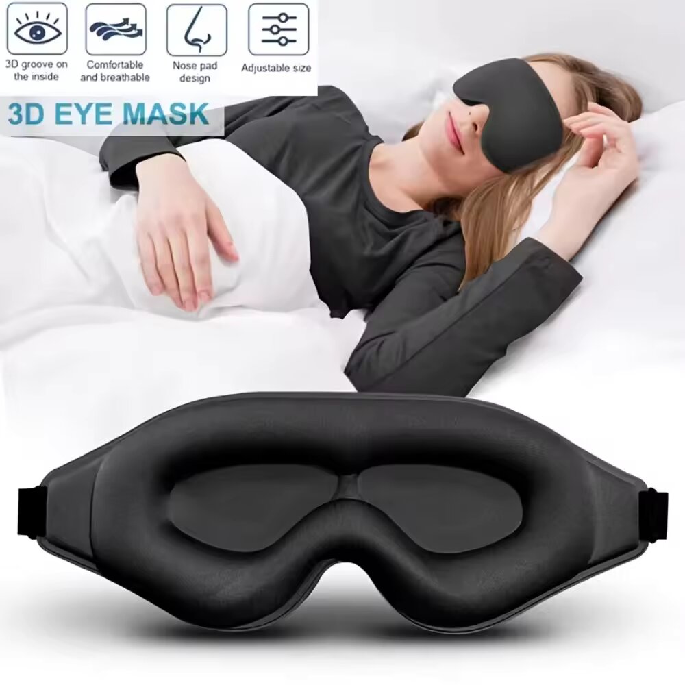 3D Printing Mask - 3D-Augenmaske, Komfortable & Atmungsaktive Schlafmaske mit