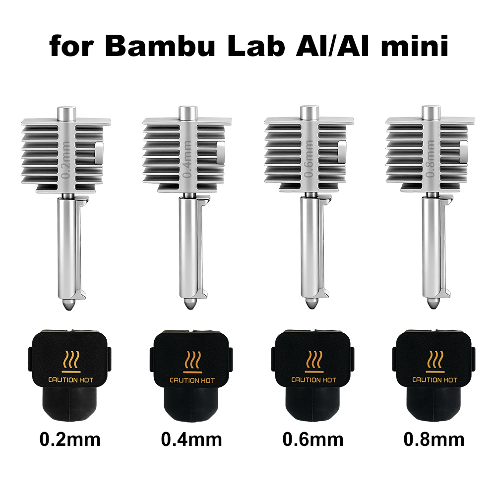 3D Printing Bambu Lab - 3D-Druckzubehör A1/A1 Mini Integriertes Düsen-Hotend-Kit aus