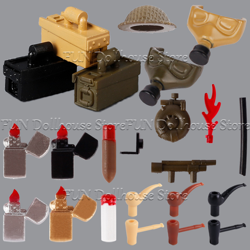 3D Printing Lego Bricks - WW2 Britische Militärische Soldaten Figuren Helm