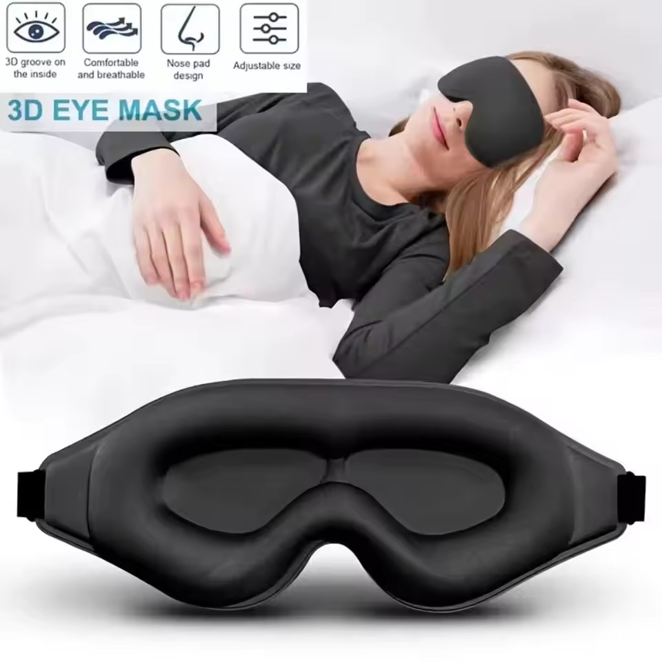 3D Printing Mask - 3D-Augenmaske, Komfortable & Atmungsaktive Schlafmaske mit