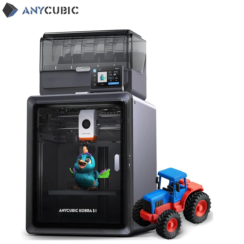 3D Printing Online Service - Anycubic Kobra S1 Combo Mehrfarbiger 3D-Drucker