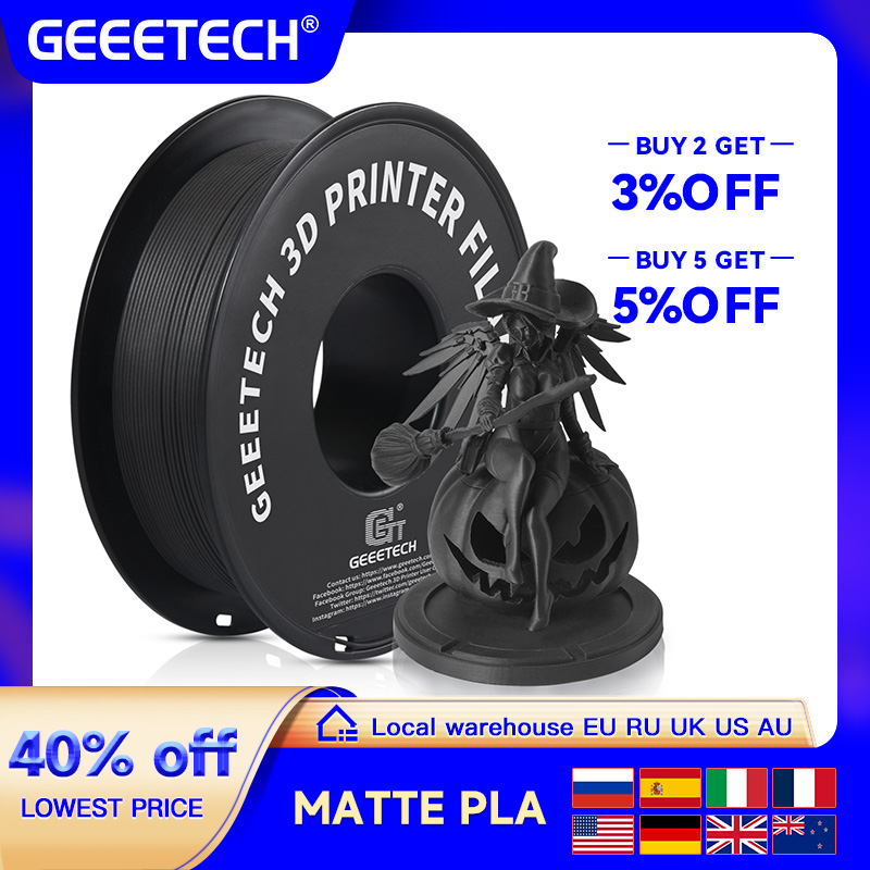 3D Printing Nylon - Geeetech 3D-Drucker Filament Matt PLA Kunststoff