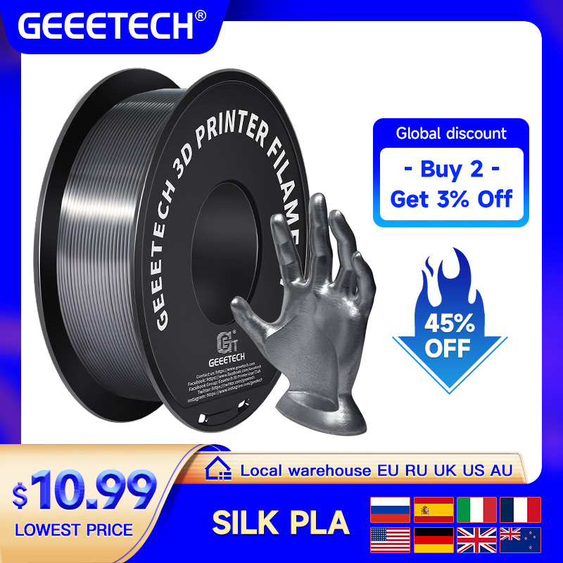 Geeetech 1 kg 1,75 mm Seiden-P – 3D Printing Nylon Bewertung und Preis