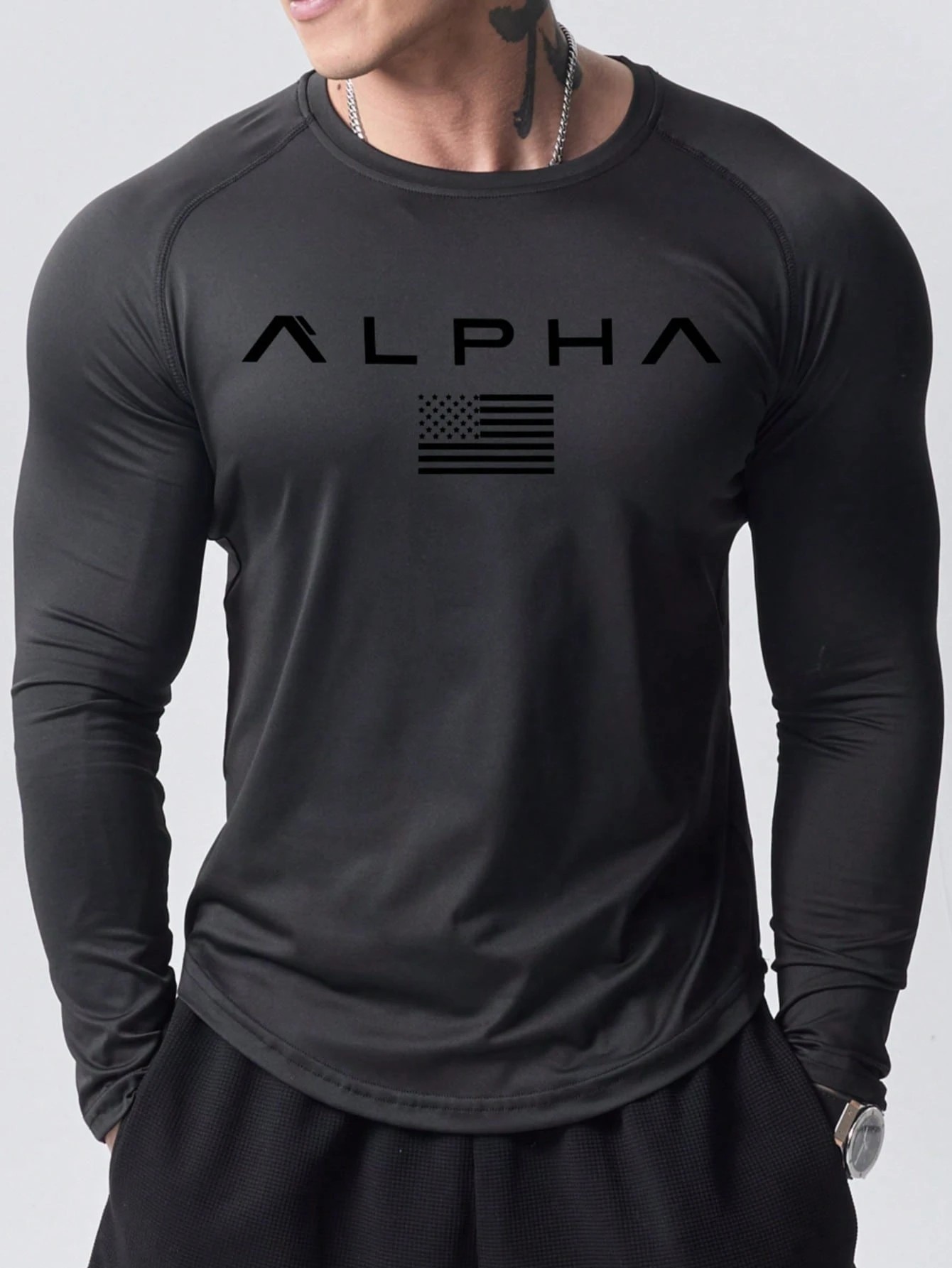 Neues Herren-Langarm-T-Shirt f – 3D Printing Custom Bewertung und Preis